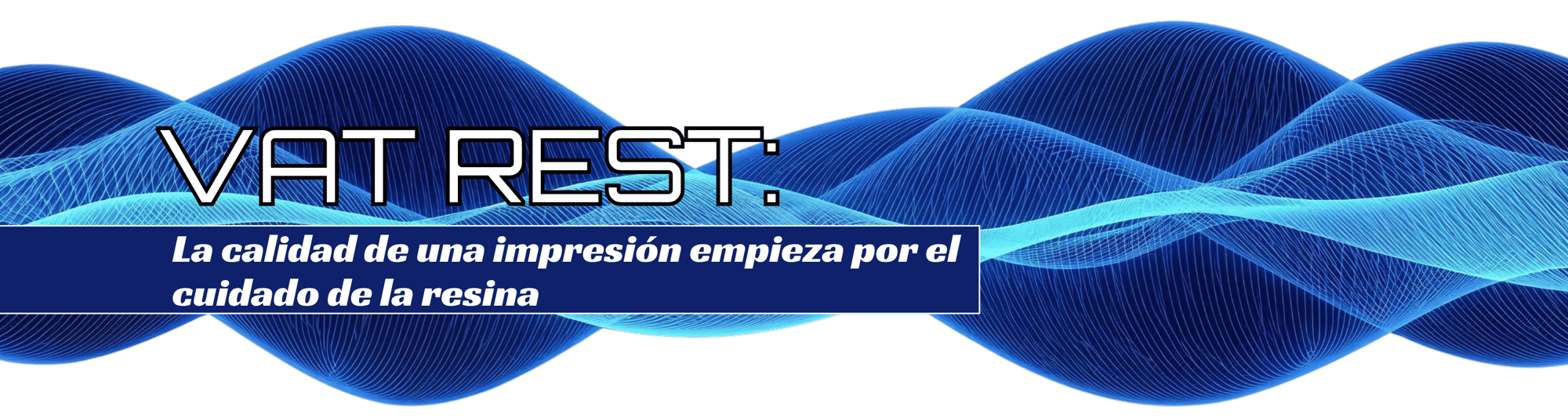 La calidad de una impresión empieza por el cuidado de la resina